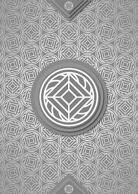 Geometric Glyph Pattern