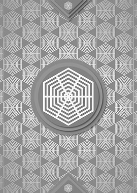 Geometric Sign Pattern Art
