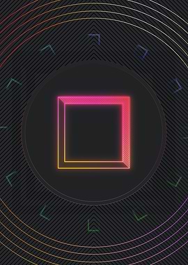 Neon Glyphs Mandalas Runes