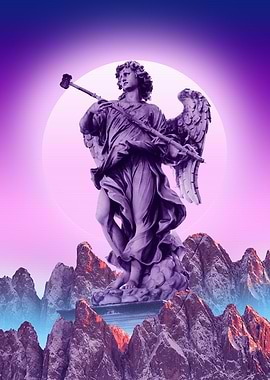 statue synthwave