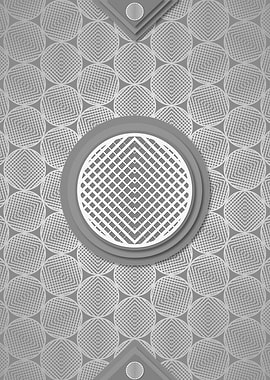 Geometric Rune Pattern Art