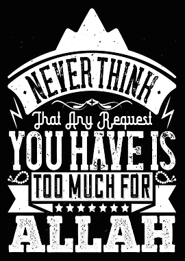 Lettering for Faith Muslim