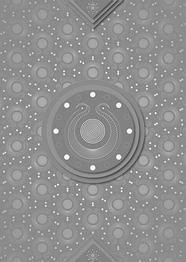 Geometric Rune Pattern Art