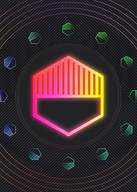 Neon Glyphs Mandalas Runes