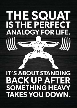 Squat Analogy For Life