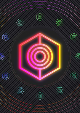 Neon Glyphs Mandalas Runes