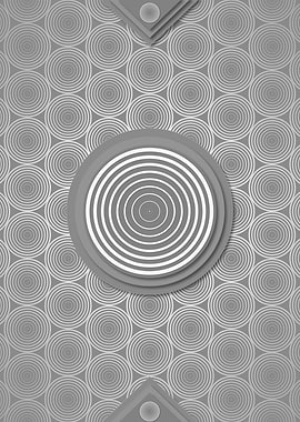 Geometric Sign Pattern Art