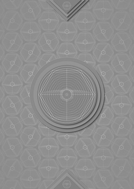 Geometric Rune Pattern Art