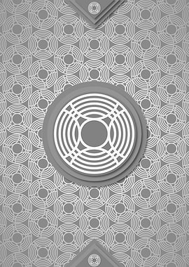 Geometric Rune Pattern Art