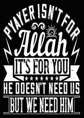 Lettering for Faith Muslim