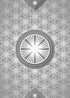 Geometric Rune Pattern Art