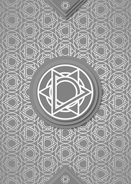 Geometric Rune Pattern Art