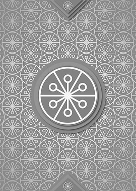 Geometric Glyph Pattern