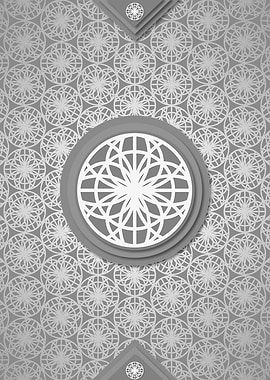 Geometric Rune Pattern Art