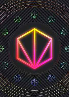Neon Glyphs Mandalas Runes