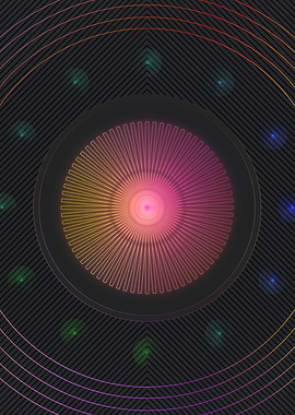 Neon Glyphs Mandalas Runes