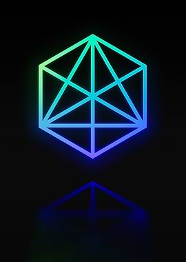 Neon Geometric Glyph Runes