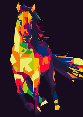 the horse