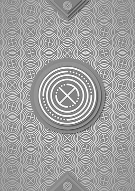 Geometric Rune Pattern Art