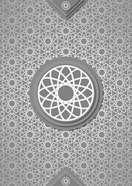 Geometric Glyph Pattern