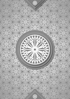 Geometric Rune Pattern Art