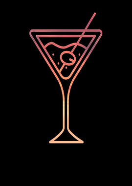 Schnes Cocktail Glas als