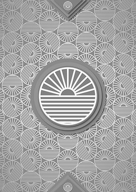 Geometric Rune Pattern Art