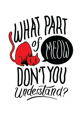 DONT UNDERSTAND MEOW