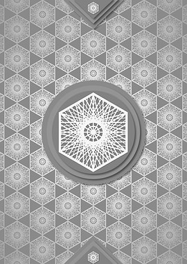 Geometric Sign Pattern Art