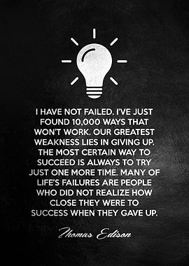Thomas Edison Failure