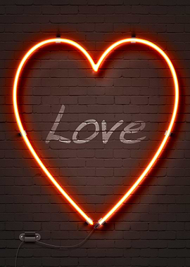 Love Heart neon sign