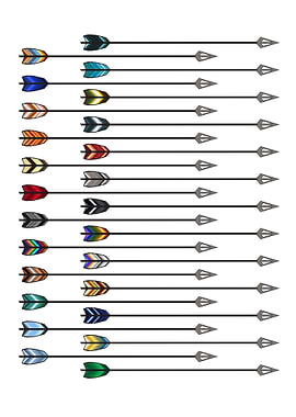 Various Longbow Arrows