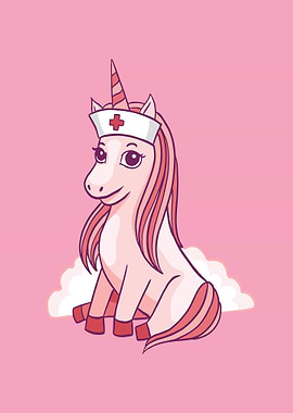 Unicorn cute nurse