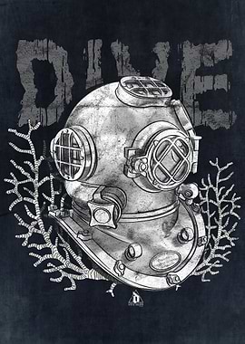 Scuba Diver Helmet Dive