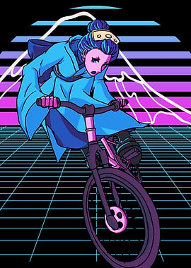 Japanese Geisha Biker