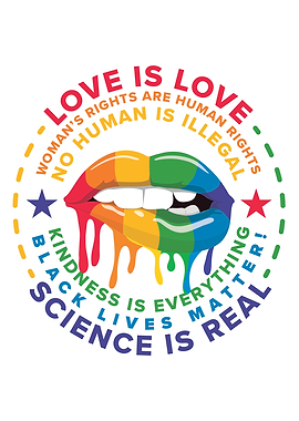 LGBT BLM Equality Rainbow