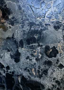 Navy Blue Marble Delicado