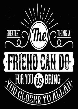 Lettering for Faith Muslim