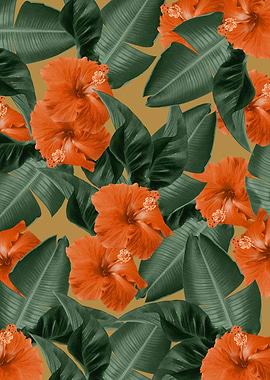 Hibiscus Jungle Leaves 3