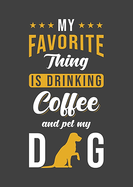 Coffee And Dogs Saying