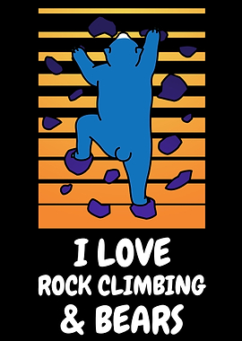 Rock Climbing Bear