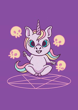 CUTE OCCULT UNICORN
