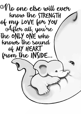 Baby Elephant No One Else