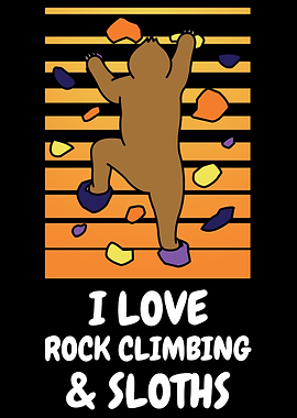 Rock Climbing Sloth