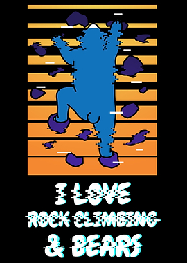 Rock Climbing Bear