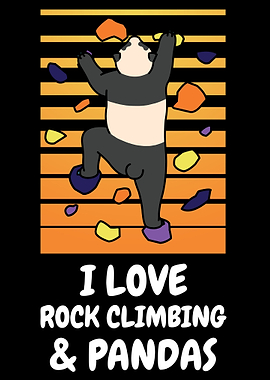 Rock Climbing Panda