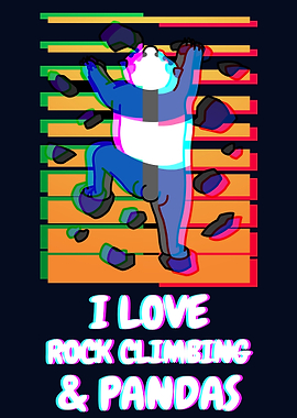 Rock Climbing Panda