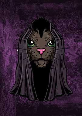Dark Horror Cat