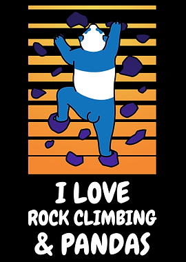 Rock Climbing Panda