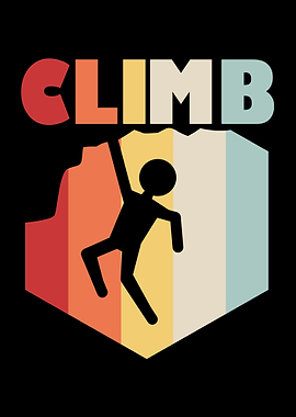 Rock Climbing Retro